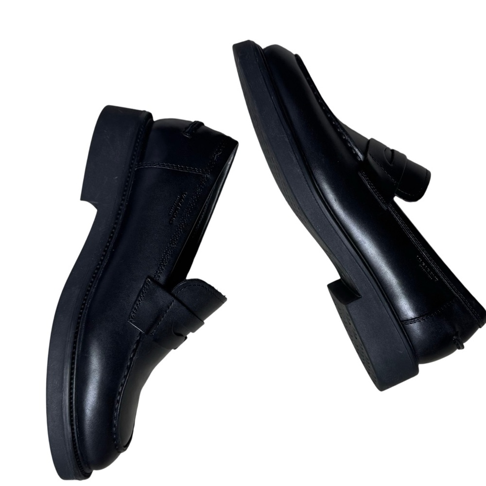Vagabond Black Leather Alex W Loafers, 38 - Picture 6 of 10